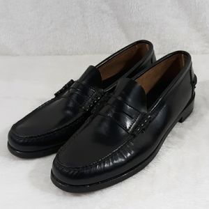 Florsheim black penny loafers mens 9.5 B